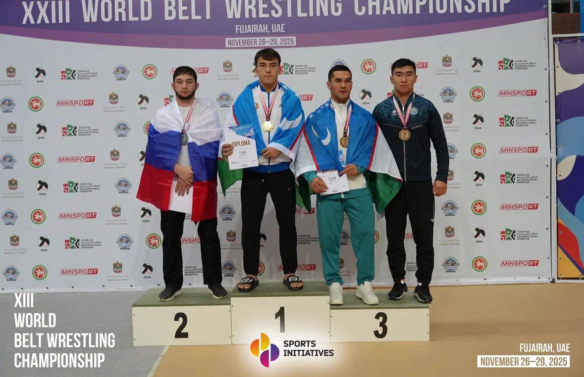 Спортсмены Карачаево-Черкесии завоевали четыре медали на чемпионате мира по борьбе на поясах
